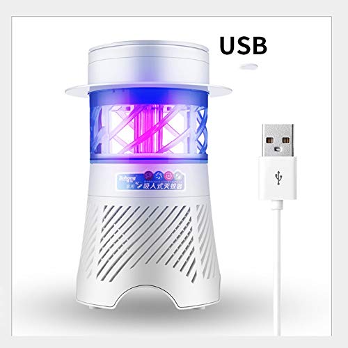 LGOO1 Tranquila dormitorio repelente de mosquitos de la lámpara de mosquitos electrónico trampa de luz 3W no tóxico asesino del mosquito insectos voladores asesino al interior de Trampa al aire inhala