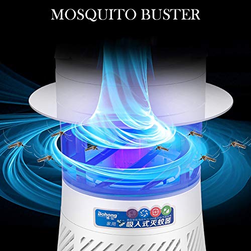LGOO1 Tranquila dormitorio repelente de mosquitos de la lámpara de mosquitos electrónico trampa de luz 3W no tóxico asesino del mosquito insectos voladores asesino al interior de Trampa al aire inhala