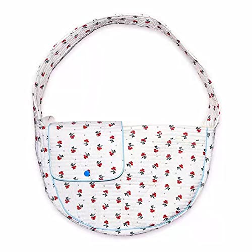 LHYKJ Pequeño Gato, Mascota, Perro, Transportador, Mochila, Paquete Frontal, Monedero, Bandolera para Cachorros, Bolsa De Viaje para Perros, Bolso para Montar Al Aire Libre,16.9 * 4.3 * 11.4in