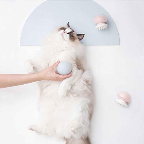 Liangzishop Juguete Masticar para Perros Masaje de Medusas Peine de Gato Cepillo para Mascotas Cepillo para Mascotas Suministros para Mascotas Limpieza del Cabello Flotante Limpieza de higiene Dental
