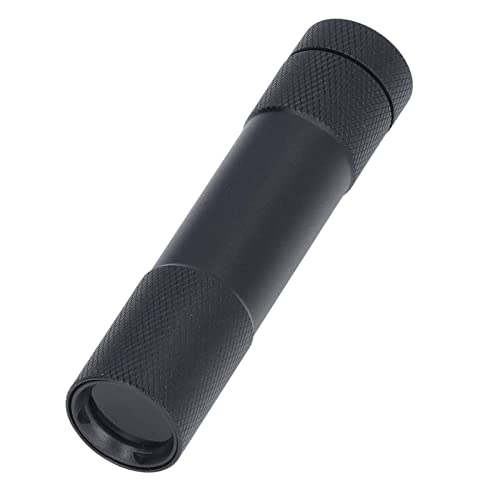 Linternas UV 365nm con Pilas Ahorro de Energía Mini Luz UV Portátil con Espejo Negro Linterna Ultravioleta Linterna Portátil Luz de Detección de Musgo de Gato para Identificación de Musgo de Gato