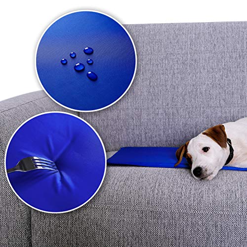 lionto Esterilla de enfriamiento para mascotas alfombra refrescante talla (M) 90x50 cm
