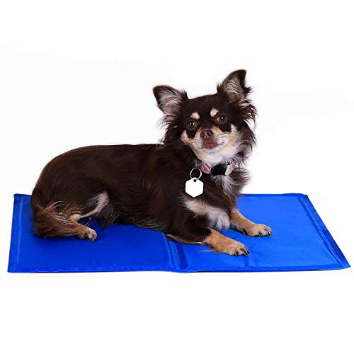 lionto Esterilla de enfriamiento para mascotas alfombra refrescante talla (M) 90x50 cm