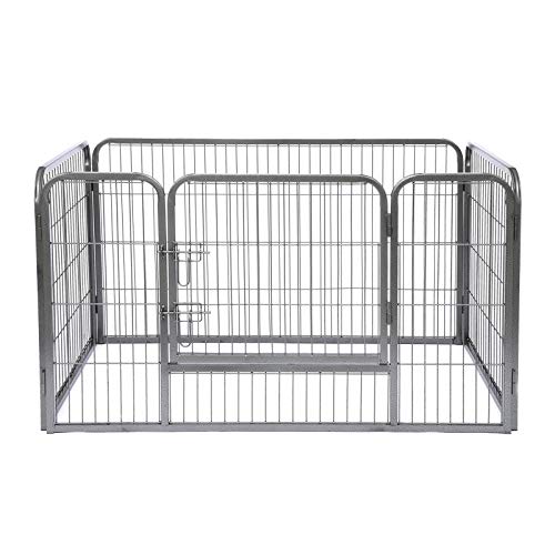 lionto Parque para cachorros gatos Jaula plegable cercado libre dimensiones 125x80x70 cm
