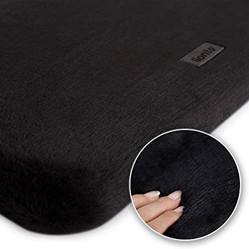 lionto Plataforma para alféizar Plataforma para Gatos Cama para alféizar Plataforma Felina para Ventanas Negro