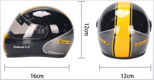 LLJ&YT Sombreros para Mascotas, Cascos De Motocicleta con Estilo, Sombreros De Goma para Perros, Accesorios De Protección para Mascotas