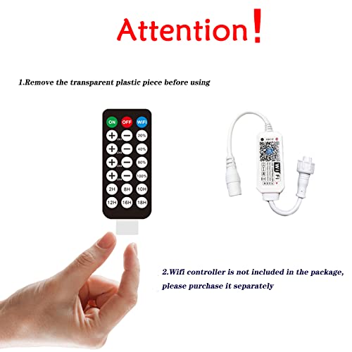 Lominie - Luz LED para acuario, 4 canales WiFi y RF, control remoto regulable, 30 W, luz para pecera Pixie 30 con soporte para peces de agua salada y tanque de coral de arrecife (P30, agua salada)