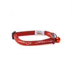 Long Paws Tom & Tabby - Collar reflectante para gatos, color rojo