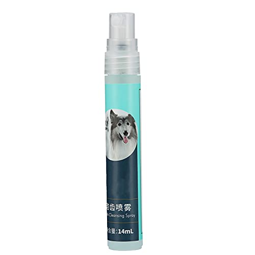 Longzhuo Spray Dental para Mascotas, Spray refrescante Dental para Mascotas, removedor de Mal Aliento para Gatos y Perros, Spray Desodorante, Limpieza de Dientes
