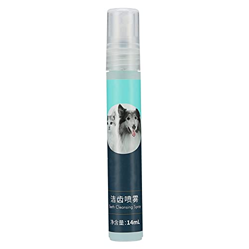 Longzhuo Spray Dental para Mascotas, Spray refrescante Dental para Mascotas, removedor de Mal Aliento para Gatos y Perros, Spray Desodorante, Limpieza de Dientes