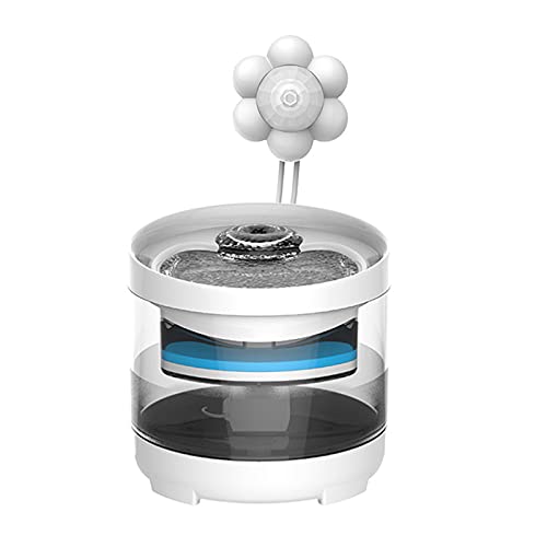 LOOCOO Detector de fuente de agua para mascotas, detector de sensor de movimiento ajustable infrarrojo inteligente USB accesorios de fuente de agua para gatos y perros