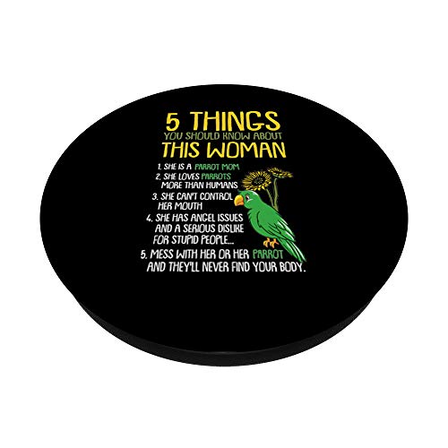 Loro Mamá Divertido Pájaro Mascota Animal Mamá Madre PopSockets PopGrip: Agarre intercambiable para Teléfonos y Tabletas