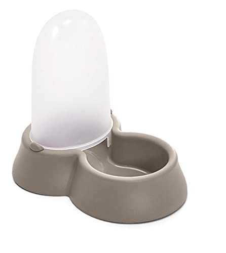 LoveYourPet Cuenco para perros con dispensador automático, 3 L, fuente y dispensador de agua y comida seca, pienso para animales domésticos, fuente automática, fabricado en Italia, 33,5 x 24 x 29,5 cm