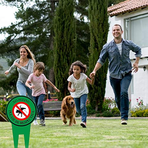 LQKYWNA 1 Piezas Señal de prohibición de Perro Señales sin Suciedad Señaletica de Advertencia Cartel de Aluminio para El Jardín Interior Uso，20 * 35cm