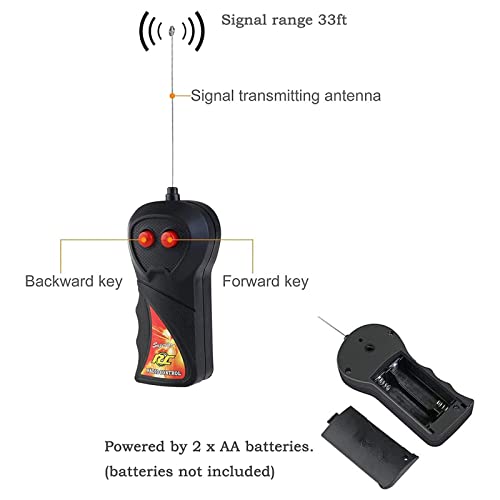 LTLWSH Juguetes para Gatos, Juguete Ratón de Control Remoto, Juguete teledirigido eléctrico del Gato de la Rata para el niño al Mejor Regalo del Gato Divertido,Marrón
