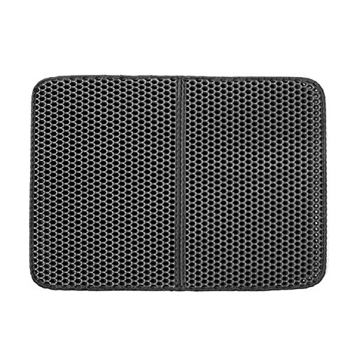 LUCHUII Casa Gato caseta Perro, Pad Limpia Productos Antideslizantes para Gatos Accesorios Cat Litter Mat Pad Pad Pastilla de Doble Capa Plegable Gato Impermeable Atrapamiento Mater
