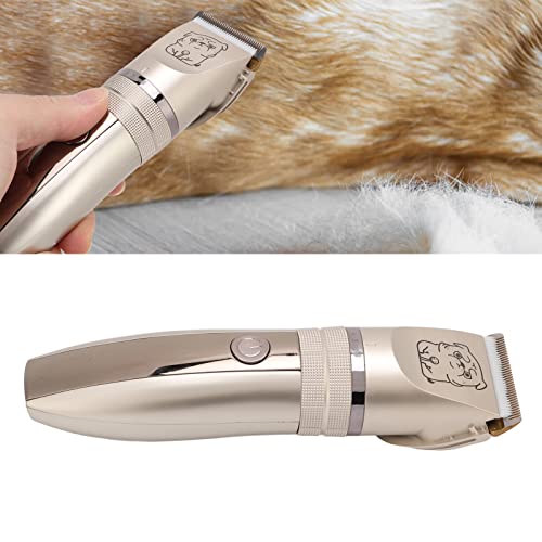 Luroze Cortapelos para Perros, Kit de cortapelos para Mascotas, 4 peines limitadores, Cabezal de Corte Recargable por USB, 5 ajustes para Perros y Gatos