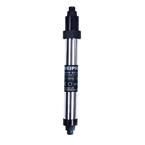 LYHD Lámpara germicida UV para Acuario Cerrado, Barril de Filtro Conectado, lámpara germicida para Tanque de Peces, lámpara de purificación de Agua, Tubo de Vidrio de Cuarzo, 5W / 9W