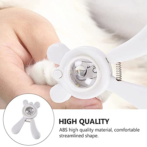 M I A Cortauñas y cortadoras de uñas con luz LED para evitar el corte excesivo de cortaúñas para animales pequeños para perros pequeños y gatos