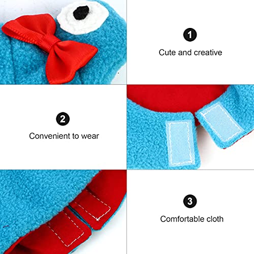 M I A Disfraz de loro, para pañales, para pájaros, ropa de animales pequeños, para periquito, cumpleaños, Navidad, fiesta, para mascotas, cosplay, foto de color azul cielo S (talla L: