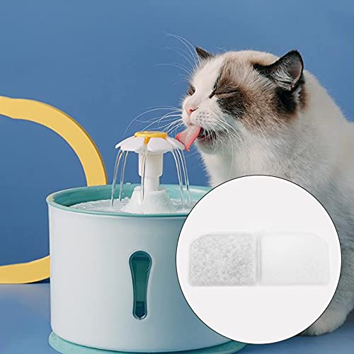 M I A Filtro de repuesto para fuente de agua para mascotas, 10 unidades, carbón activado, para dispensador automático de agua para mascotas, para gatos y perros