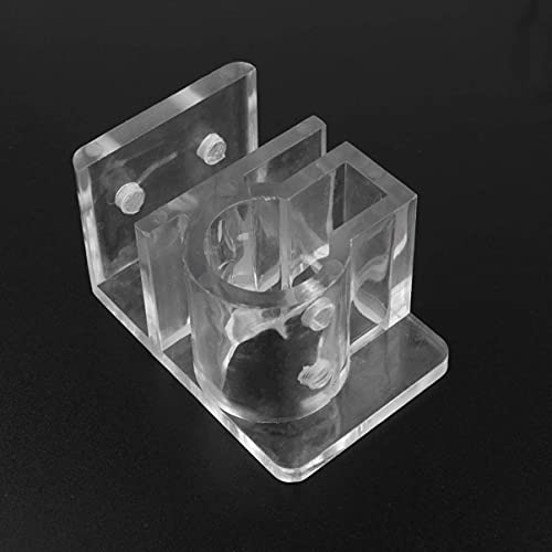 M I A Lirio de cristal de flujo de flujo de salida con succiones de filtro marino para acuario plantado tanque de peces suministros accesorios (tamaño: 18,5 x 14,3 cm)