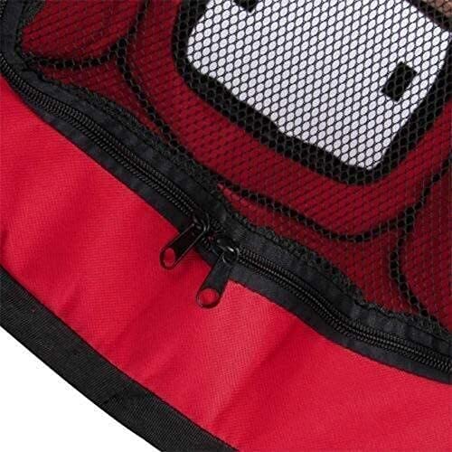 M3 Decorium Cama de Mascotas Sala de producción Dog Cat Gat Embarazo Sala de Entrega Cat Producción Suministros Perro Kennel Cat Litter Pet Tienda (Color : Red White, Size : M)