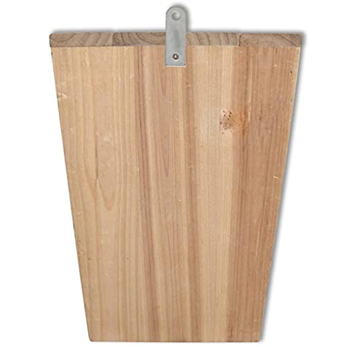Madera Maciza Casas para murciélagos 4 Unidades de Madera 22x12x34 cmCasa y jardín Decoración Jaulas para pájaros y Animales Refugios para murciélagos