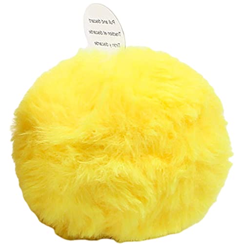 MagiDeal Catnip Call The Ball Juguetes Inteligentes para Gatos Ejercicio de Felpa con Sonido táctil para Gatitos - Amarillo