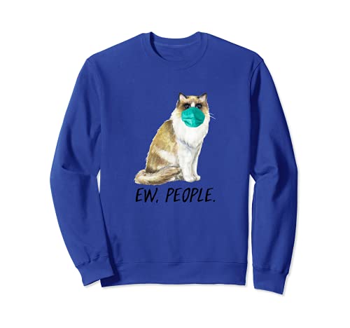 MAINE COON Gato Con Mascarilla Ew, People Sudadera