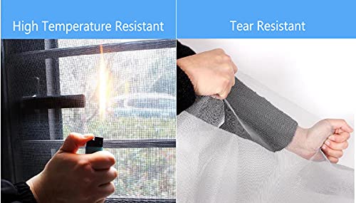 Malla de protección de ventana fuerte para gato, malla de seguridad autoadhesiva con cremallera, mosquitero, cortado a medida, sin perforación