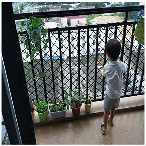 malla Nylon Cuerda Negra, Escaleras de seguridad Net Cat Net, Escaleras infantiles Anti-Fall Net, Balcony Red de protección, Red de seguridad de escalada, Neto de la cerca de jardín, Ropa de ropa de c