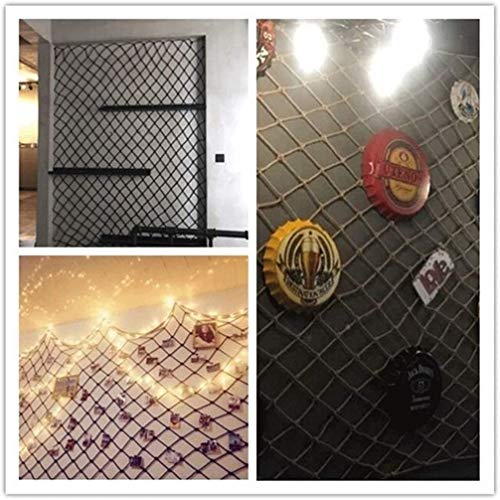 malla Nylon Cuerda Negra, Escaleras de seguridad Net Cat Net, Escaleras infantiles Anti-Fall Net, Balcony Red de protección, Red de seguridad de escalada, Neto de la cerca de jardín, Ropa de ropa de c