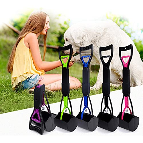 Mango Largo 28 '' / 11 '' Pulgadas/Recogedor Plegable Quitar Caca Caminar Jardín Al Aire Libre/Desechos Animales Perros Y Gatos Interior, Sin Necesidad De Agacharse,A3