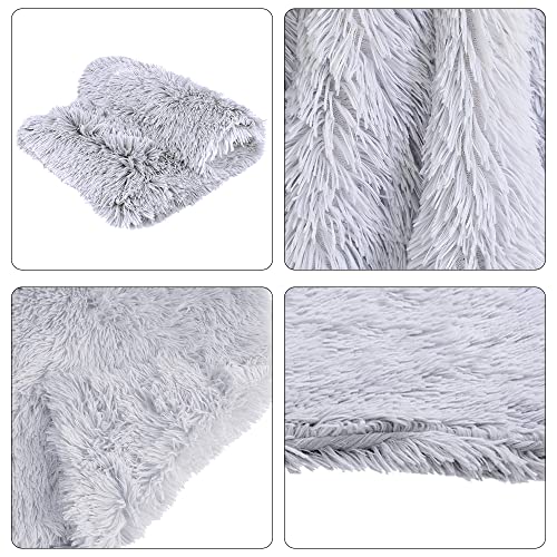 Manta Mullida para Perros,Manta Mascotas Sofa,Manta Suave de Felpa para Gatos y Otras Mascotas,Mantas para Perros,Manta para Perros Lavable (Grau L)