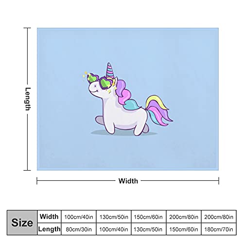Manta suave de franela antialérgica de 30 x 40 pulgadas, diseño divertido de pintura linda para caballos imaginar lanzamientos para mascotas, perros, gatos, animales de caballo, tamaño pequeño