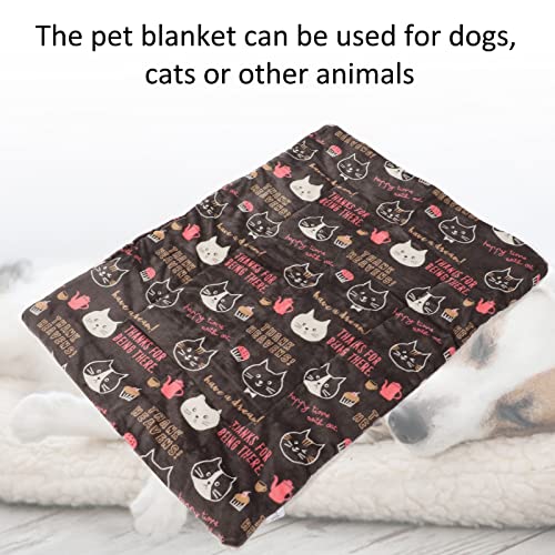 Mantas para Perros, Manta para Mascotas de Lana de Cordero para Perros Grandes Y Gatos(XL 100 * 75 CM)