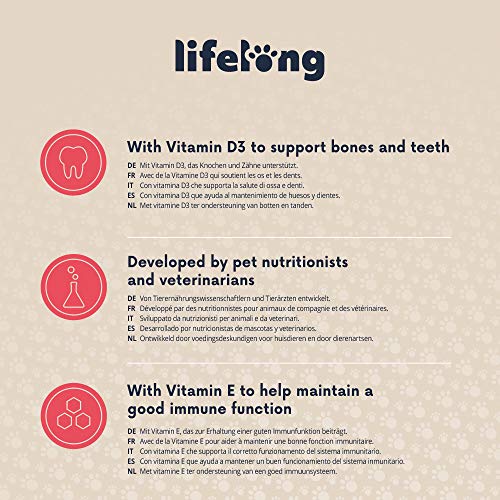Marca Amazon - Lifelong Cat Food - Paté con vacuno, Paquete de 16 x 100g