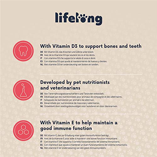 Marca Amazon - Lifelong Dog Food - Paté con vacuno, Paquete de 10 x 300g