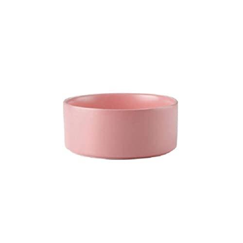 Marco de madera de cerámica Multicolor para gatos, cuenco para perros y gatos, accesorios para gatos, cuenco de cerámica de piedra, cuenco rosa, cuenco individual pequeño lavable
