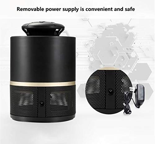 MARXIAO Control De Luz Inteligente Asesino del Mosquito, Bebé Embarazada Killing Mujer Muda Completa Repelente De Mosquitos Mosquito Física,Negro