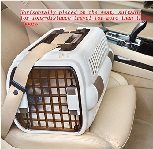 Mascota Gato Fuera De La Maleta Inodoro para Gatos, Cat Cage Maleta Portátil De Transporte Aéreo A Cuadros, Arena para Gatos - Caja De Vuelo, Fácil De Instalar Cat Pan