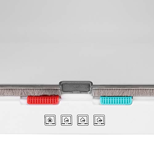 Mascota Gato Perro Puerta abatible Cuadrado ABS Interruptor acrílico controlable Puerta para mascotas Puertas con cerradura de 4 vías con cierre magnético para perros Cachorros Gatos Gatitos