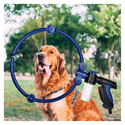 Mascota perro gato herramienta de ducha 360 pulverizadores de lavado en forma de anillo Baño rápido Limpieza de baños de lavado Rociadores de lavado Suministros for mascotas Herramienta de baño