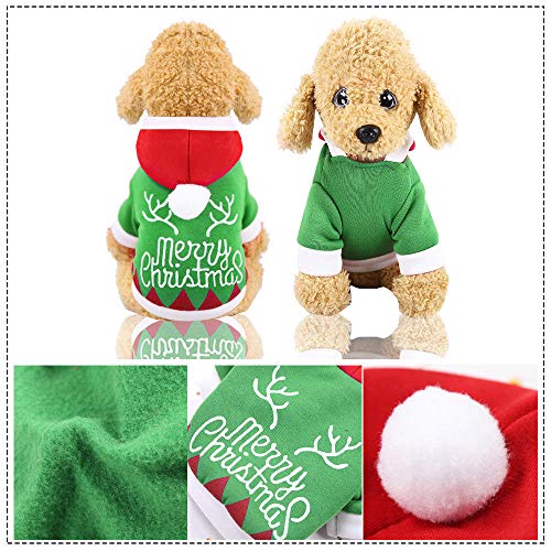 Mascota Perro Ropa de Navidad Papá Noel Montar Ciervo Chaqueta Chaqueta Ropa de Navidad para Mascotas Ropa para Perros Perros pequeños-Peluche de asta_XXL