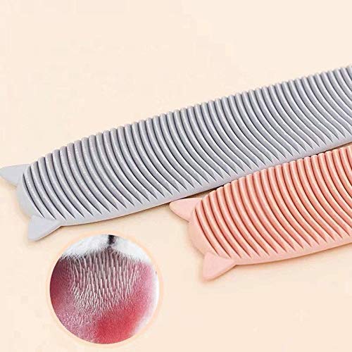 Mascotas Suministros de Púas Gato Peine Peine Peine Peine Para Cabello Flotante Británico Corto Gatito Masaje Cepillo (color al azar)