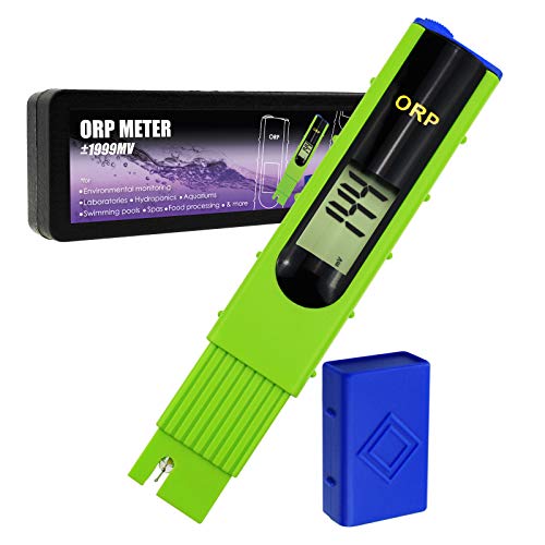 Medidor de medidas redox ORP -1999 ~ 1999mV, calibración de 1 punto