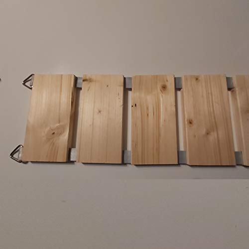 Medikratz Catwalk - Puente colgante para gatos de madera maciza de alta calidad en diferentes longitudes, 50-200 cm (natural) (200 cm)