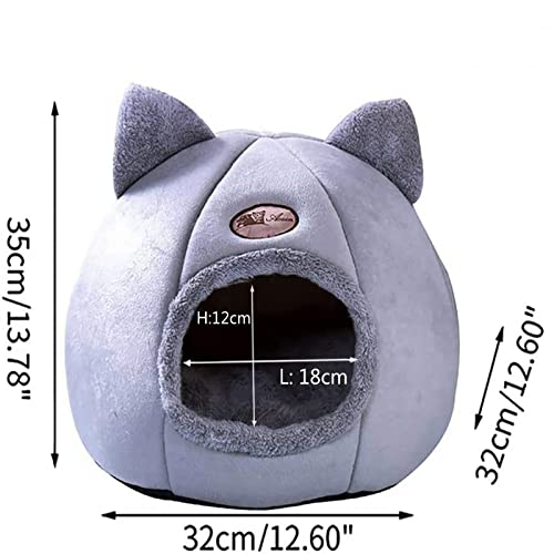 MEISISLEY Cama Gato Invierno Camitas para Gatos Cama para Mascotas Cojin Gato Nido Acogedor Calentito Cama del Perro Interior Casa De Mascotas Camas para Gatos