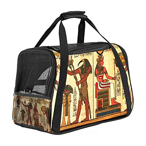 MEITD Portador para gatos, bolsa portador portátil para mascotas, portador de gato con felpa, bolsa de transporte para perros pequeños y antiguos Egipto